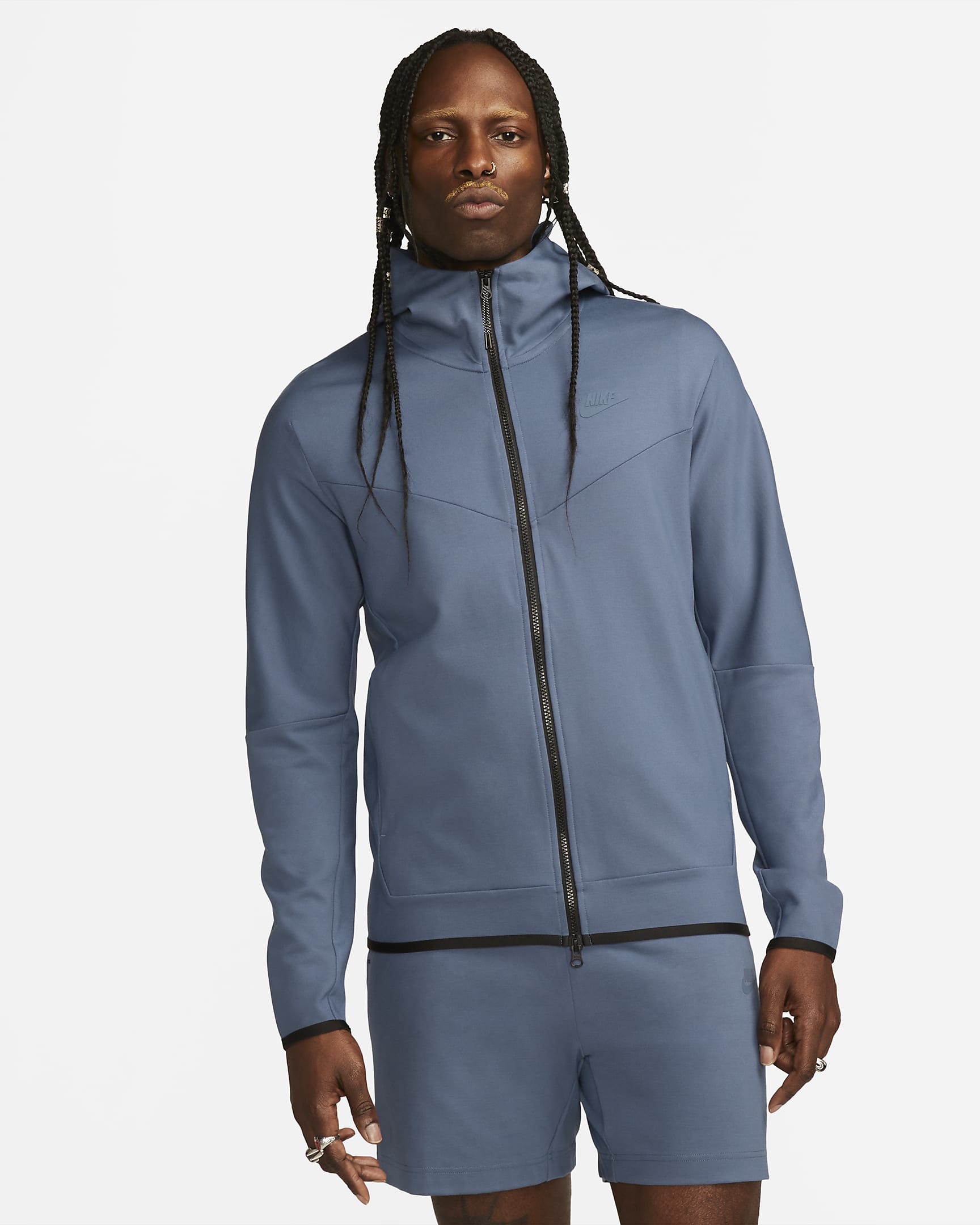 Image of Мъжки Суитшърт NIKE M NK TCH FZ LGHTWHT - Ballistic-sport